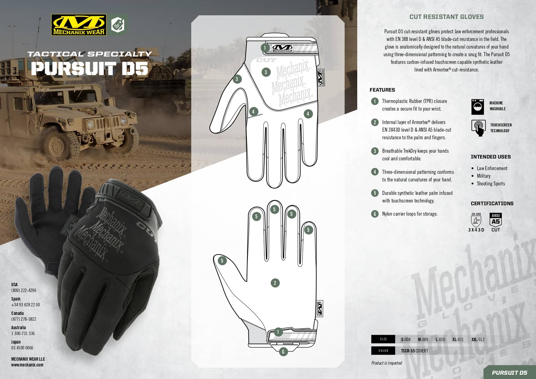 karta tactical speciality pursuit D5